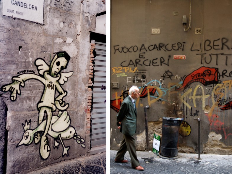 Napoli, via candelora / via benedetto croce